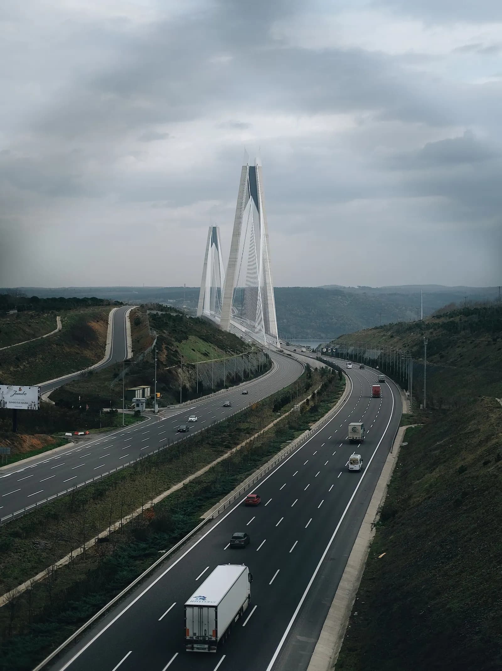 Highway infrastructure connects the broader freight network.